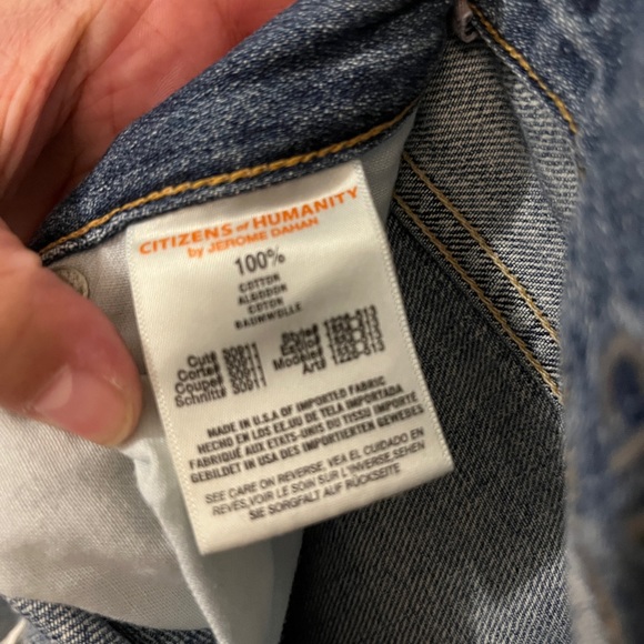 CoH Distressed Dylan Ankle Jeans, Size 26 - Picture 6 of 6